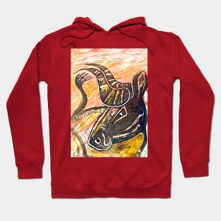 bull portrait Hoodie